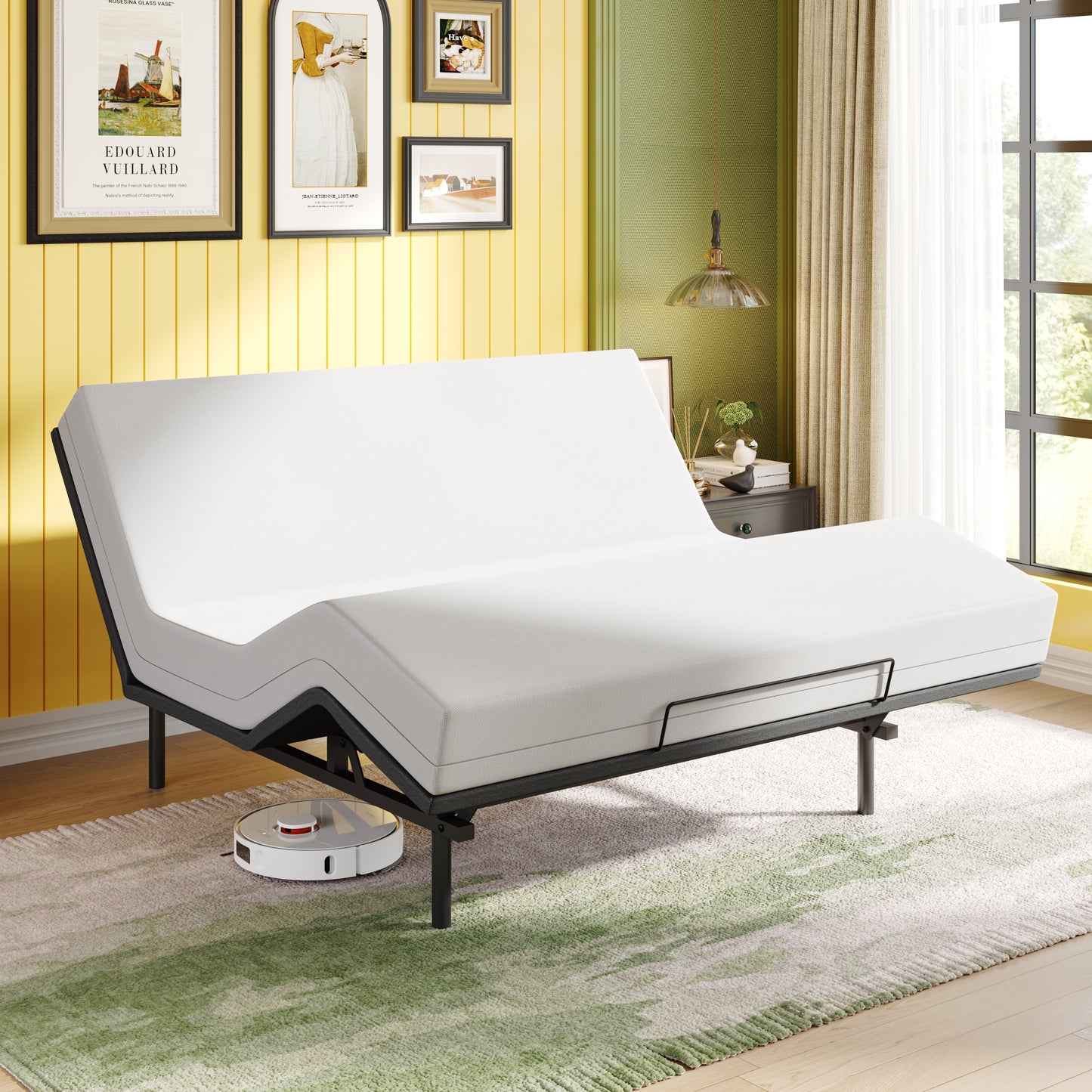Amolife 2.0 Adjustable Bed with Upgraded Motors and Wireless Remote, Basic (Mattress not included)