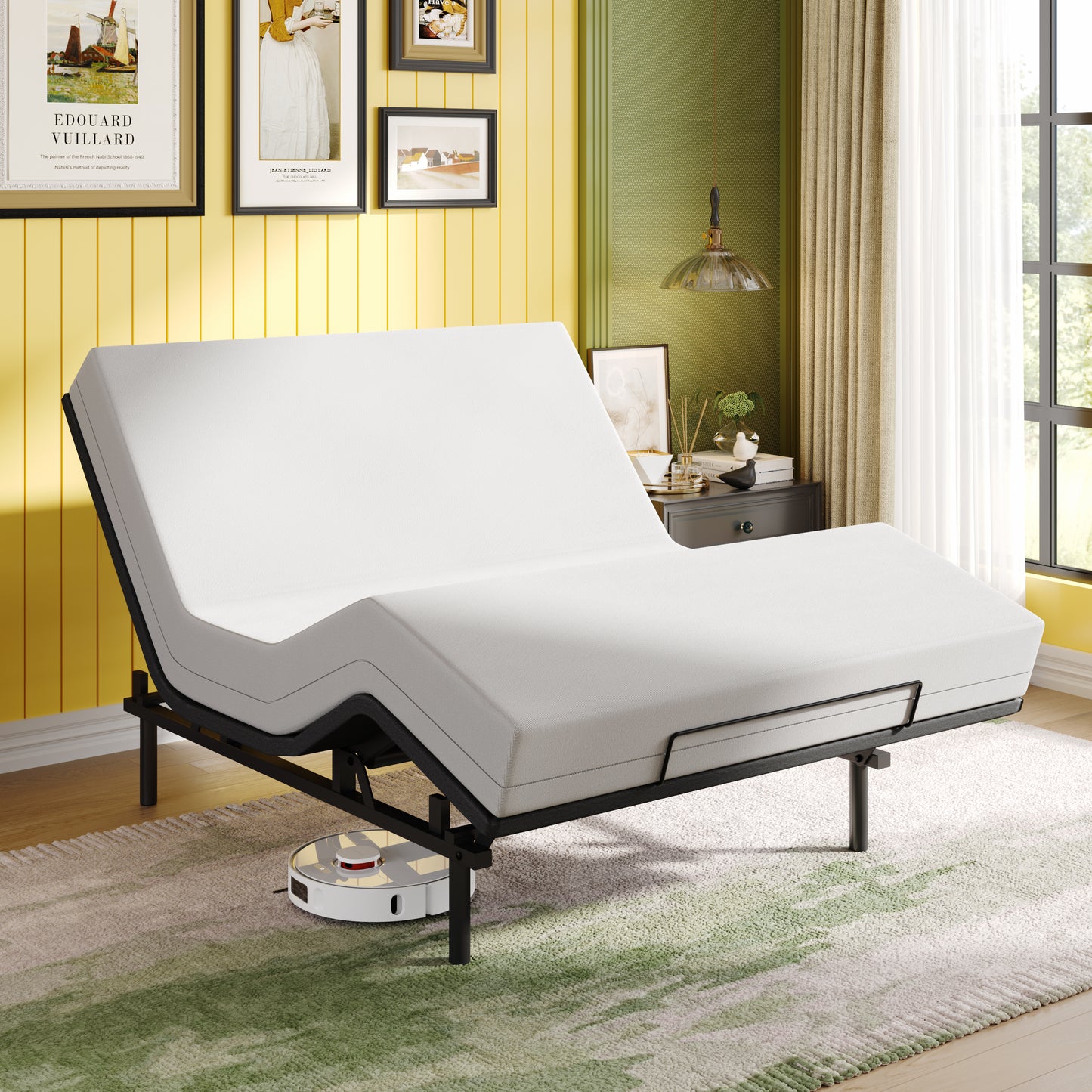 Amolife 2.0 Adjustable Bed with Upgraded Motors and Wireless Remote, Basic (Mattress not included)