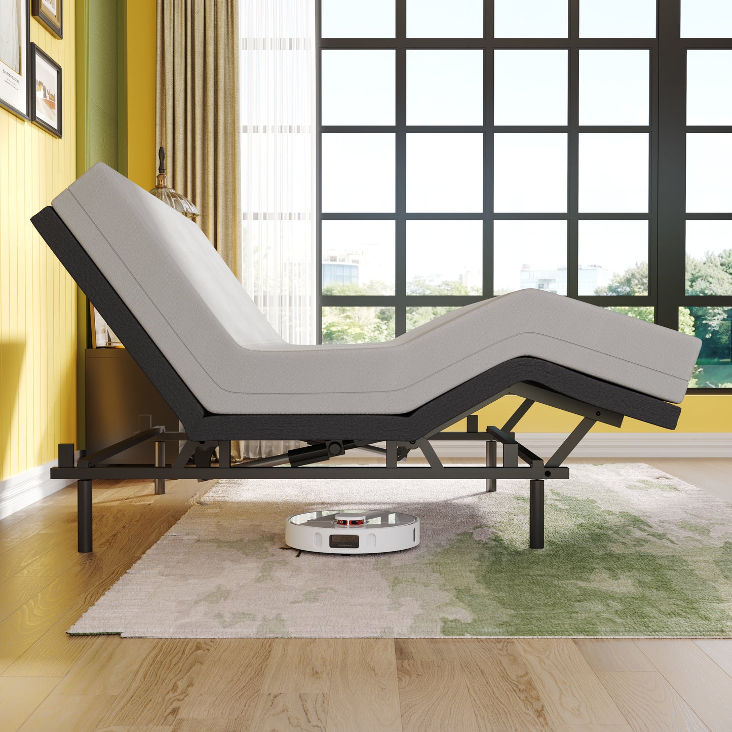 Amolife 2.0 Adjustable Bed with Upgraded Motors and Wireless Remote, Basic (Mattress not included)