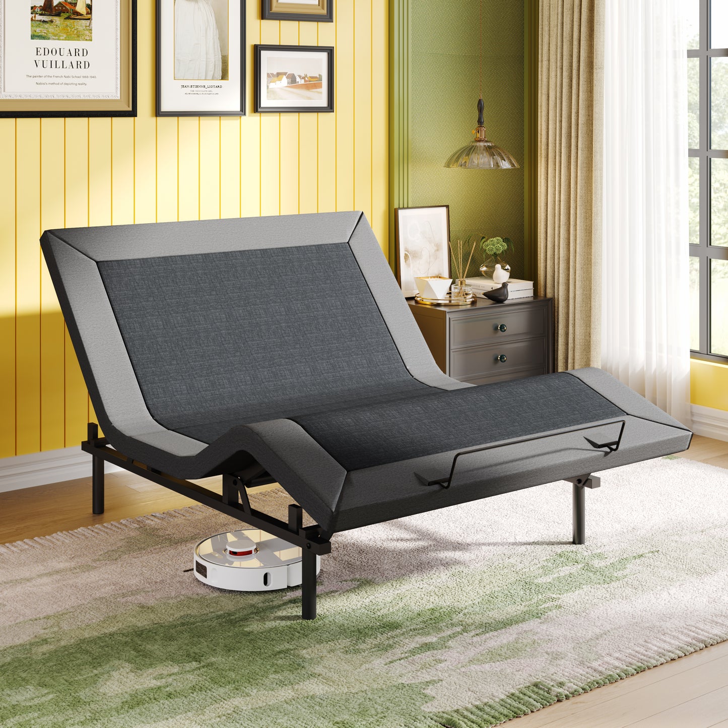 Amolife 2.0 Adjustable Bed with Upgraded Motors and Wireless Remote, Basic (Mattress not included)