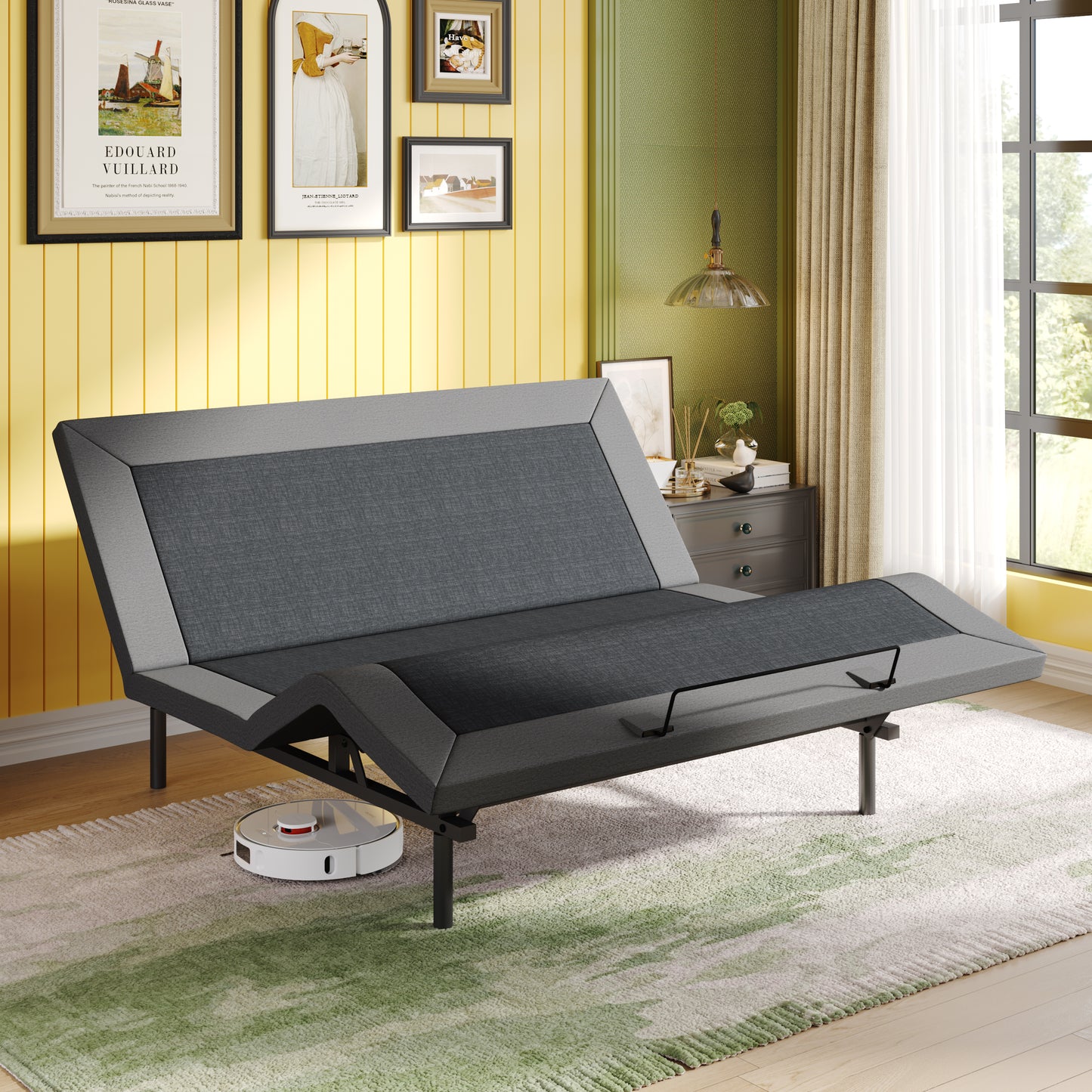 Amolife 2.0 Adjustable Bed with Upgraded Motors and Wireless Remote, Basic (Mattress not included)