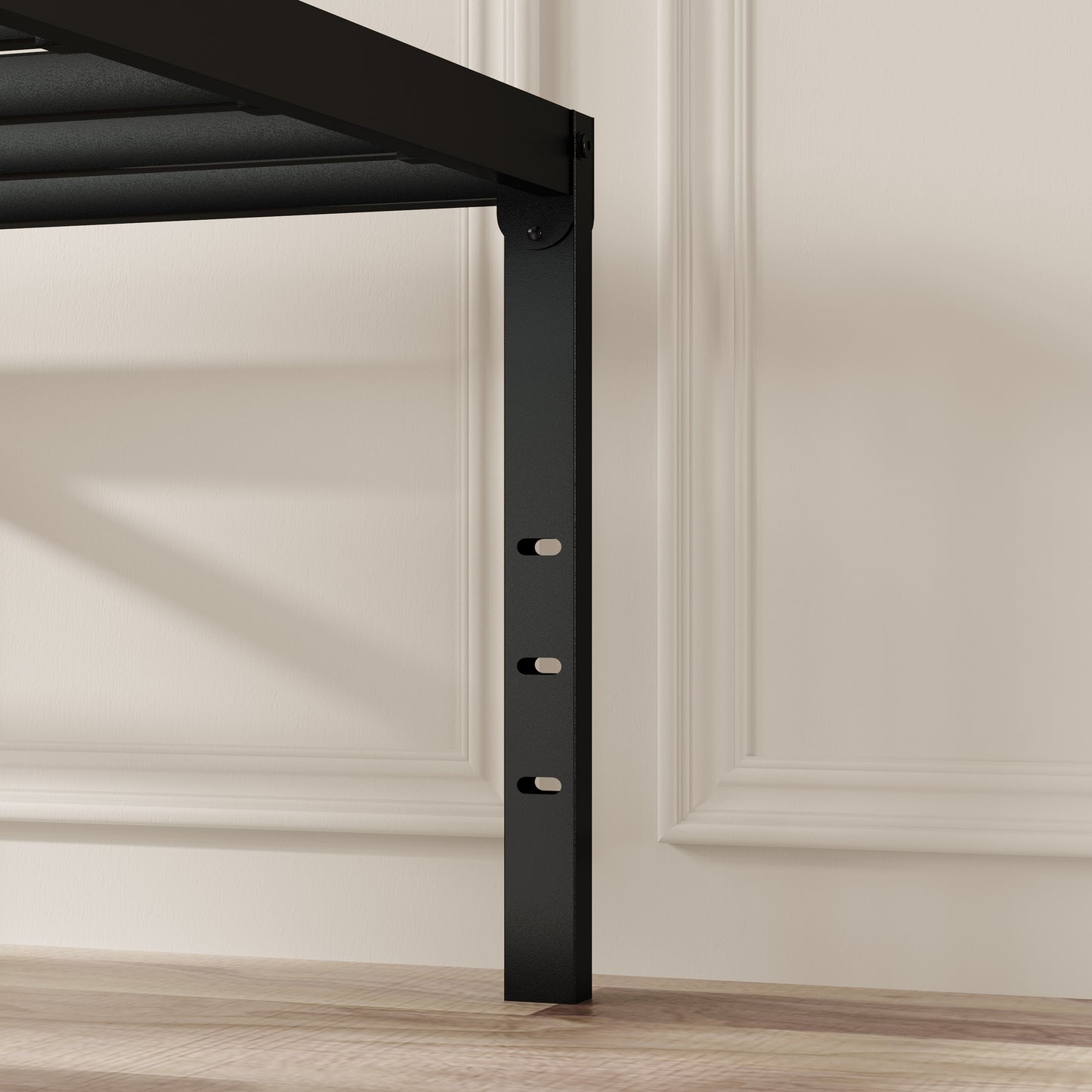 Amolife Heavy Duty 18'' Metal Platform Bed Frame with Ample Under Bed Storage Space