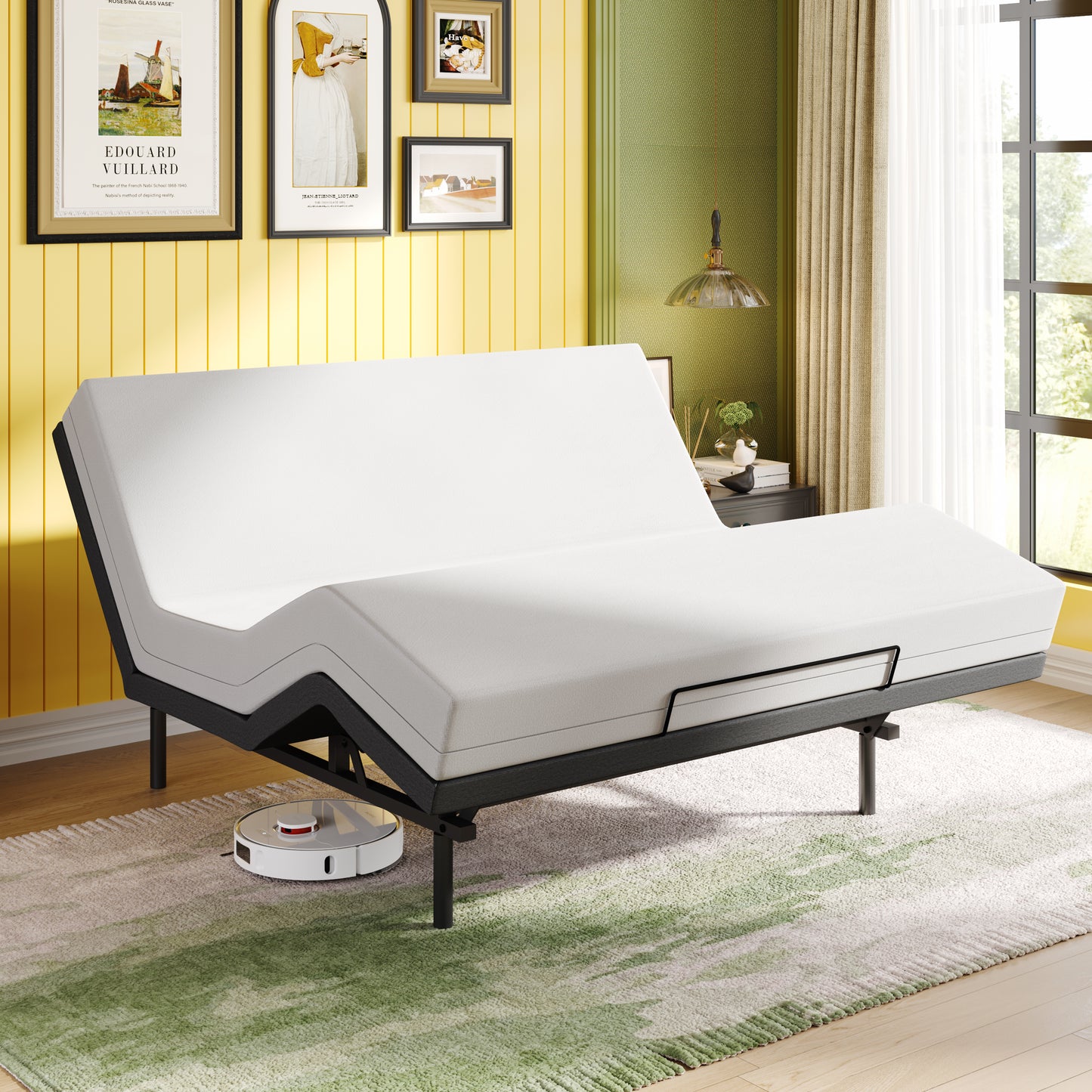 Amolife 2.0 Adjustable Bed with Upgraded Motors and Wireless Remote, Basic (Mattress not included)