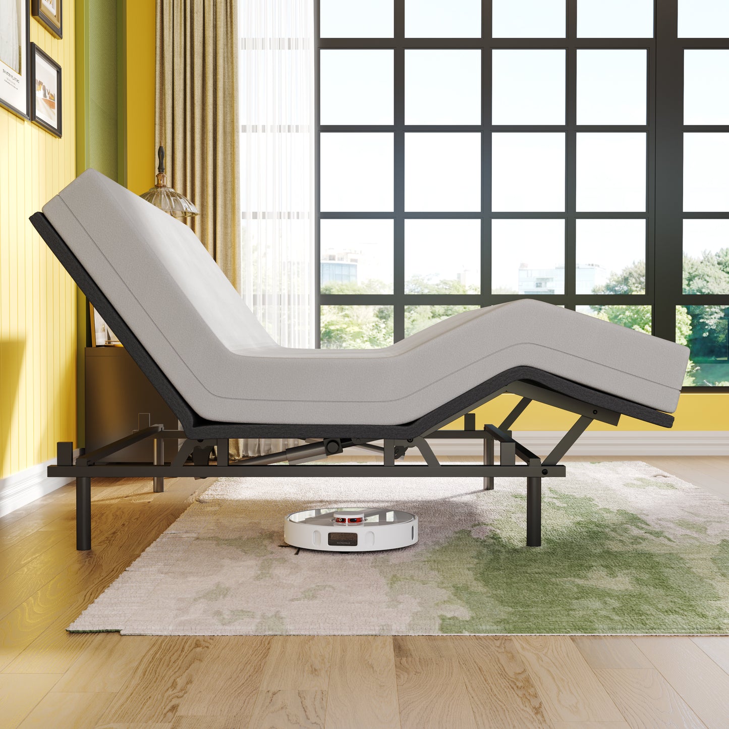 Amolife 2.0 Adjustable Bed with Upgraded Motors and Wireless Remote, Basic (Mattress not included)