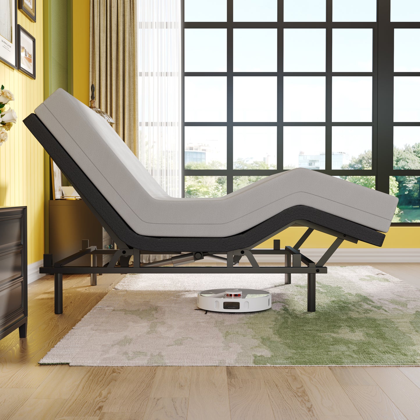 Amolife 2.0 Adjustable Bed with Upgraded Motors and Wireless Remote, Basic (Mattress not included)