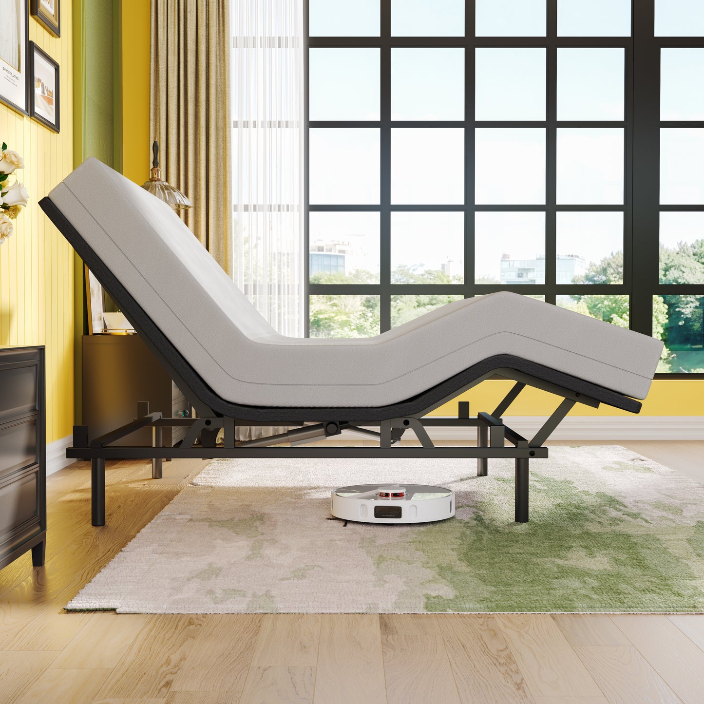 Amolife 2.0 Adjustable Bed with Upgraded Motors and Wireless Remote, Basic (Mattress not included)
