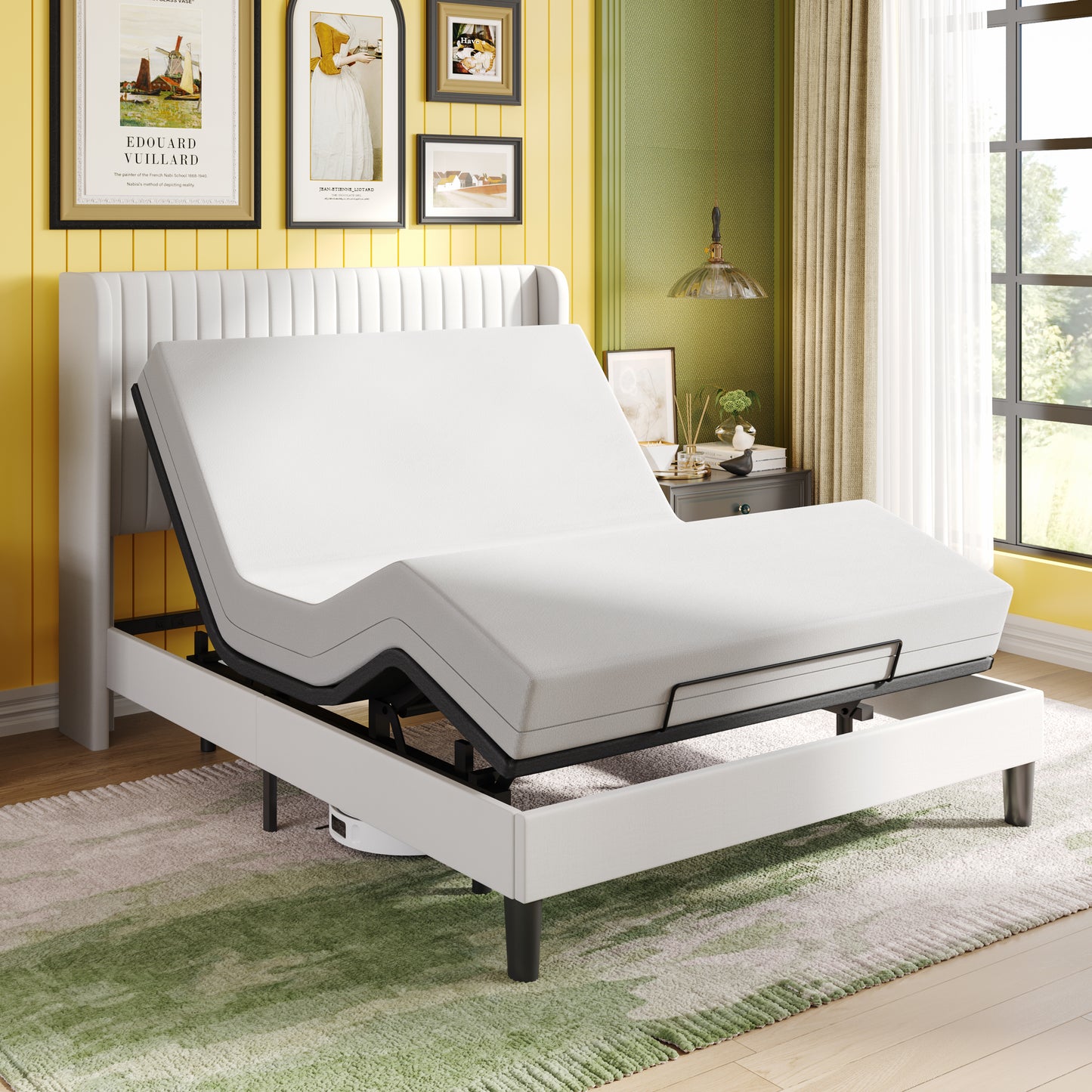 Amolife 2.0 Adjustable Bed with Upgraded Motors and Wireless Remote, Basic (Mattress not included)