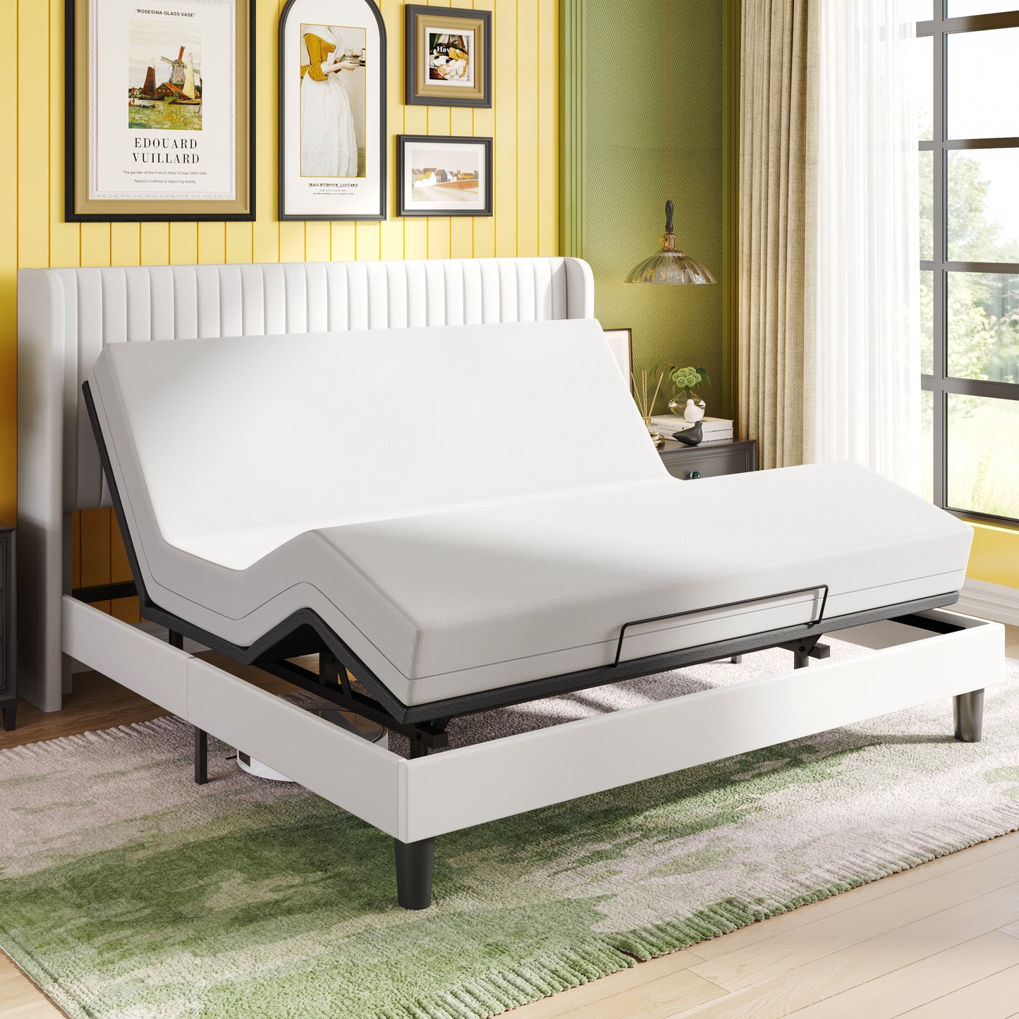 Amolife 2.0 Adjustable Bed with Upgraded Motors and Wireless Remote, Basic (Mattress not included)
