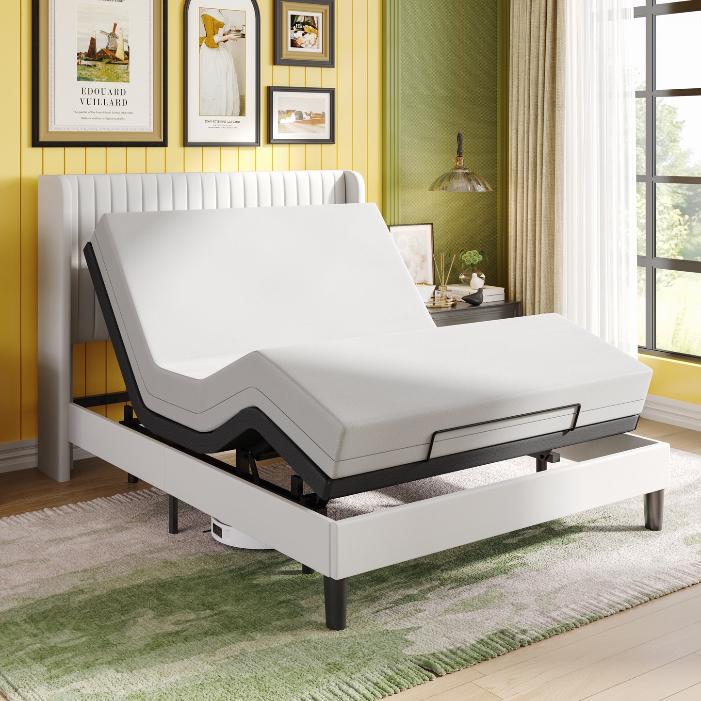 Amolife 2.0 Adjustable Bed with Upgraded Motors and Wireless Remote, Basic (Mattress not included)