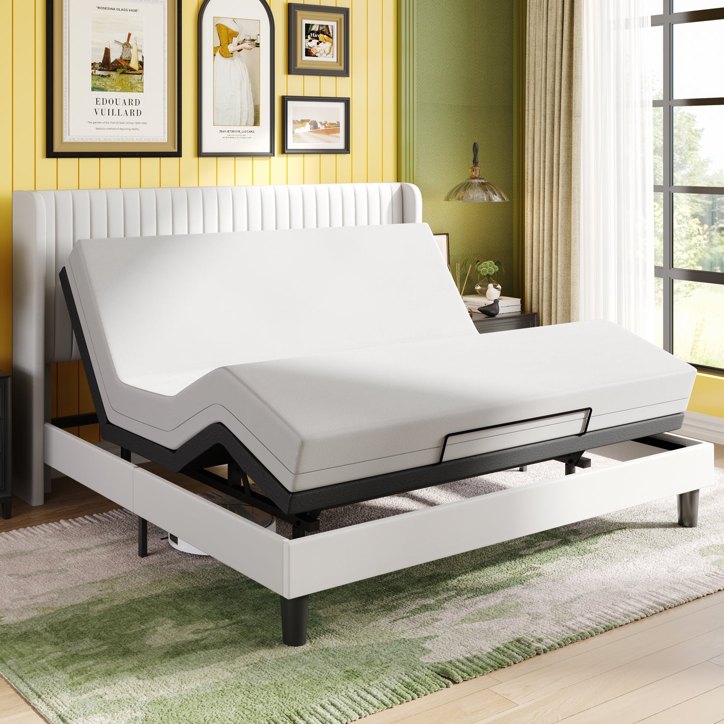 Amolife 2.0 Adjustable Bed with Upgraded Motors and Wireless Remote, Basic (Mattress not included)