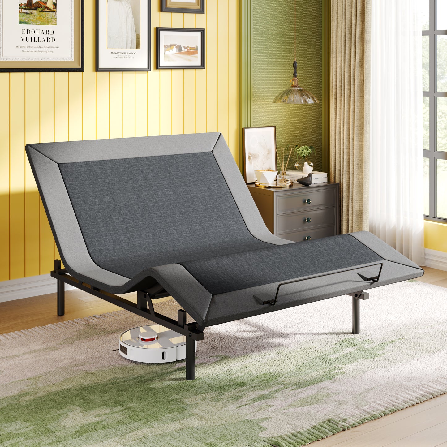 Amolife 2.0 Adjustable Bed with Upgraded Motors and Wireless Remote, Basic (Mattress not included)