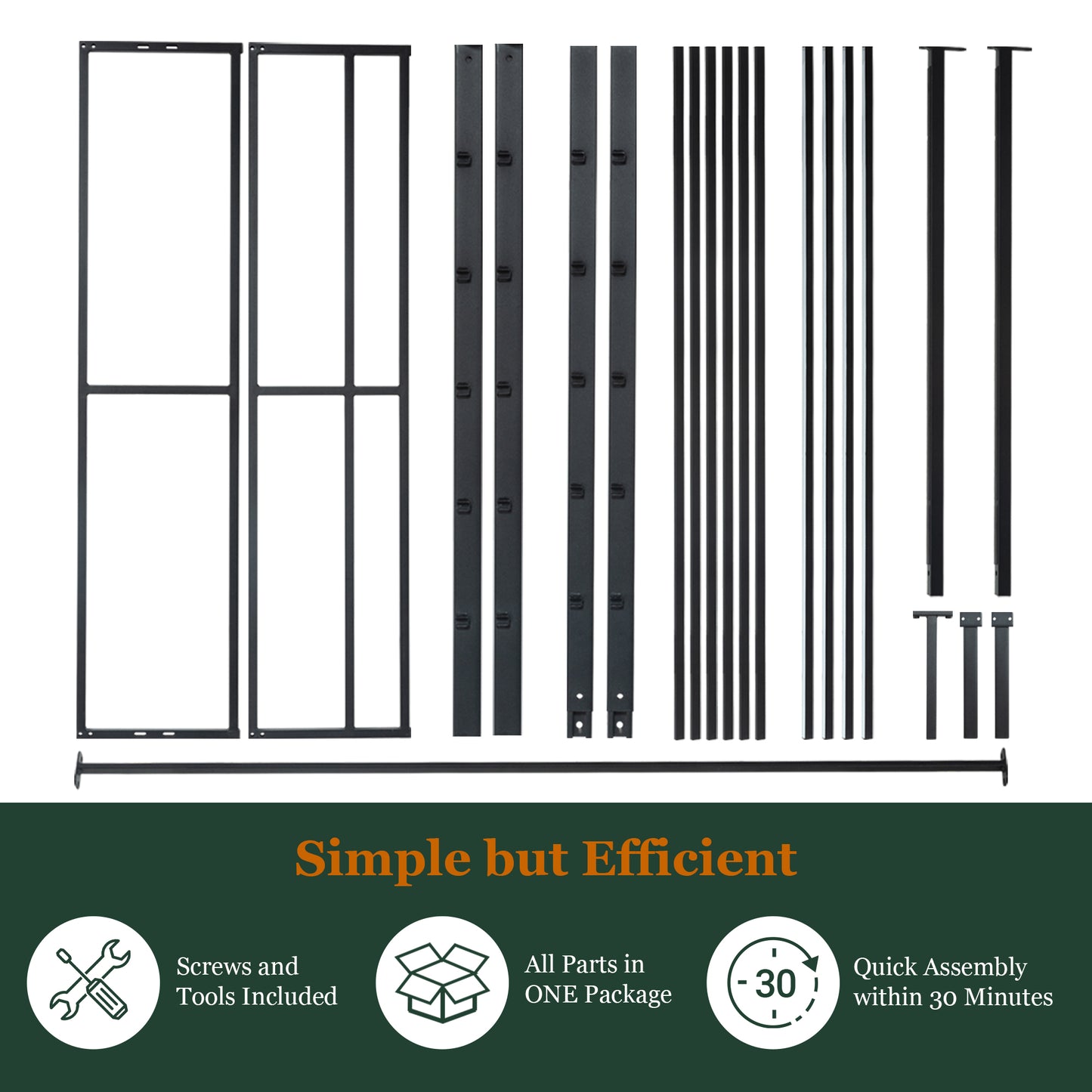 Metal Platform Bed Frame with 14'' Under Bed Storage