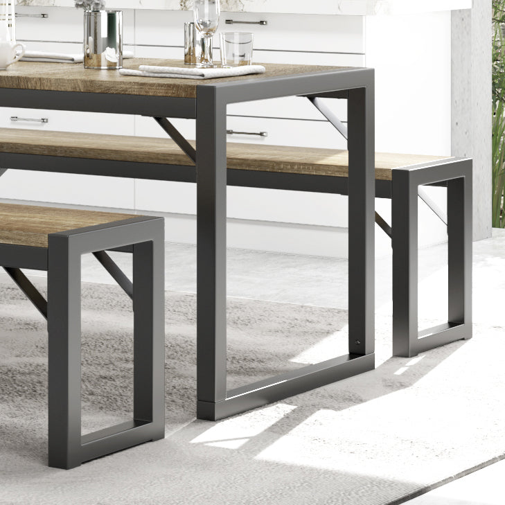Modern Industrial Soho Dining Table Set Dining Kitchen Table Set with